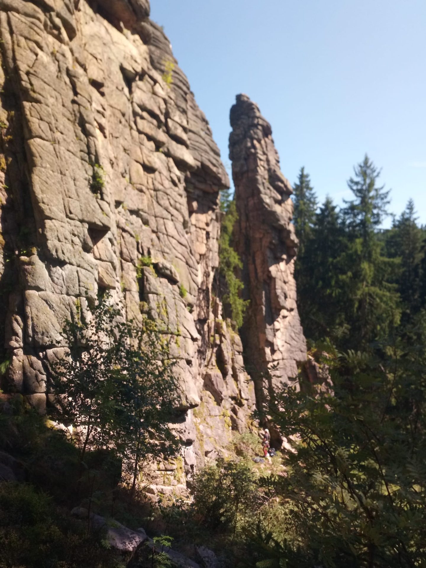 Touflestein - skaly a tym: Touflestein - skaly a tym: snimek 2 z vyjezdu.